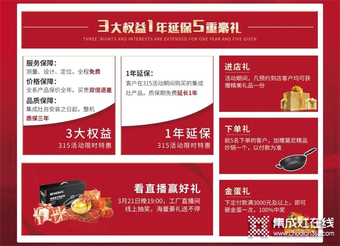 誠信315 | 莫尼集成灶為品質(zhì)發(fā)聲，鉅惠加持！