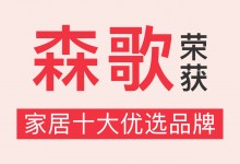 榮譽(yù)加冕！森歌獲“家居十大優(yōu)選品牌”稱